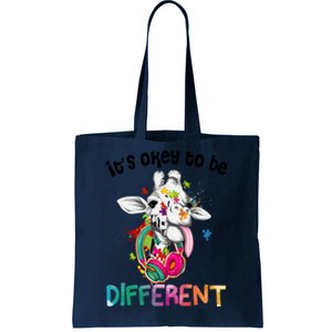 Autism Awareness Acceptance It's Okey To Be Autism Awareness Meaningful Gift Tote Bag