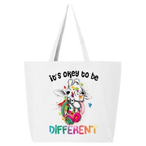 Autism Awareness Acceptance It's Okey To Be Autism Awareness Meaningful Gift 25L Jumbo Tote