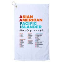 Aapi Asian American And Pacific Islander Heritage Month 2024 Platinum Collection Golf Towel