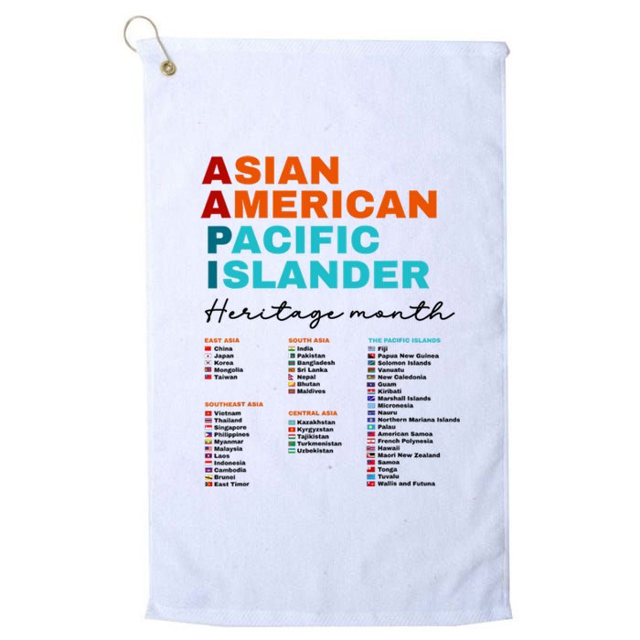 Aapi Asian American And Pacific Islander Heritage Month 2024 Platinum Collection Golf Towel