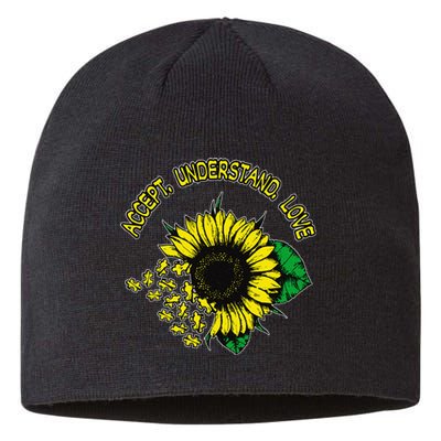 Autism Awareness Accept Understand Love Sustainable Beanie