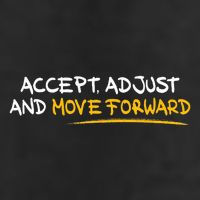 Accept Adjust And Move Forward Knit Cap Winter Beanie