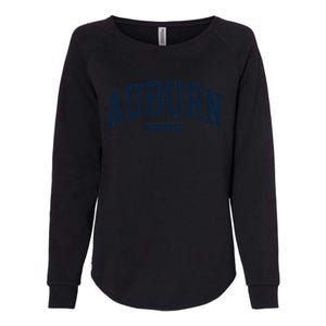 Auburn Alabama AL College University Style Navy Womens California Wash Sweatshirt