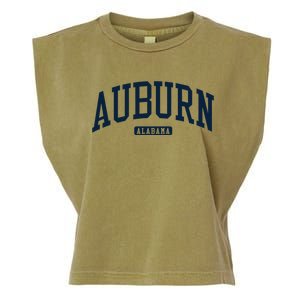 Auburn Alabama AL College University Style Navy Garment-Dyed Women's Muscle Tee