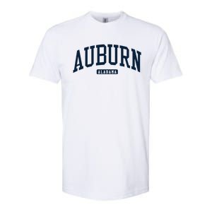 Auburn Alabama AL College University Style Navy Softstyle CVC T-Shirt