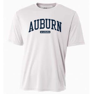 Auburn Alabama AL College University Style Navy Cooling Performance Crew T-Shirt