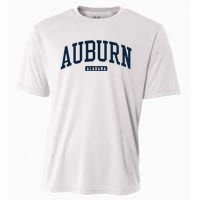 Auburn Alabama AL College University Style Navy Cooling Performance Crew T-Shirt