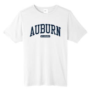 Auburn Alabama AL College University Style Navy Tall Fusion ChromaSoft Performance T-Shirt