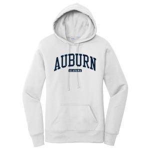 Auburn Alabama AL College University Style Navy Women's Pullover Hoodie