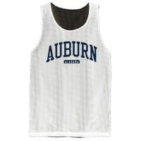 Auburn Alabama AL College University Style Navy Mesh Reversible Basketball Jersey Tank