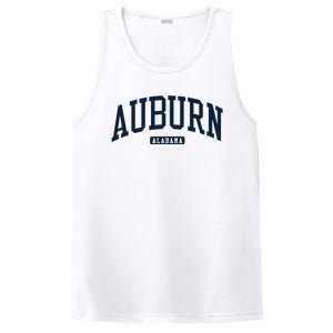 Auburn Alabama AL College University Style Navy PosiCharge Competitor Tank