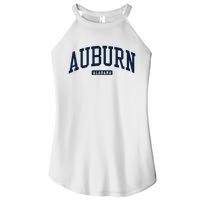 Auburn Alabama AL College University Style Navy Women's Perfect Tri Rocker Tank