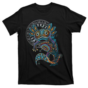 Axolotl Art Aztec Mexico Mexican T-Shirt