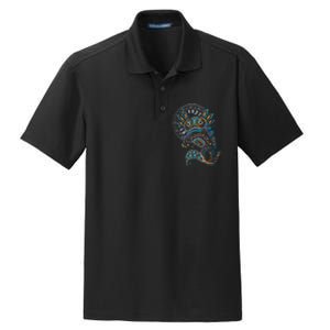 Axolotl Art Aztec Mexico Mexican Dry Zone Grid Polo