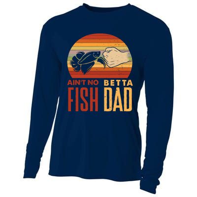 Aquascaping Aquarium Aint No Betta Fish Dad Betta Fish Funny Cooling Performance Long Sleeve Crew