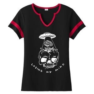 Alien Abduction Ladies Halftime Notch Neck Tee