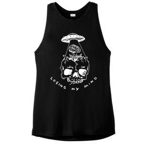 Alien Abduction Ladies PosiCharge Tri-Blend Wicking Tank