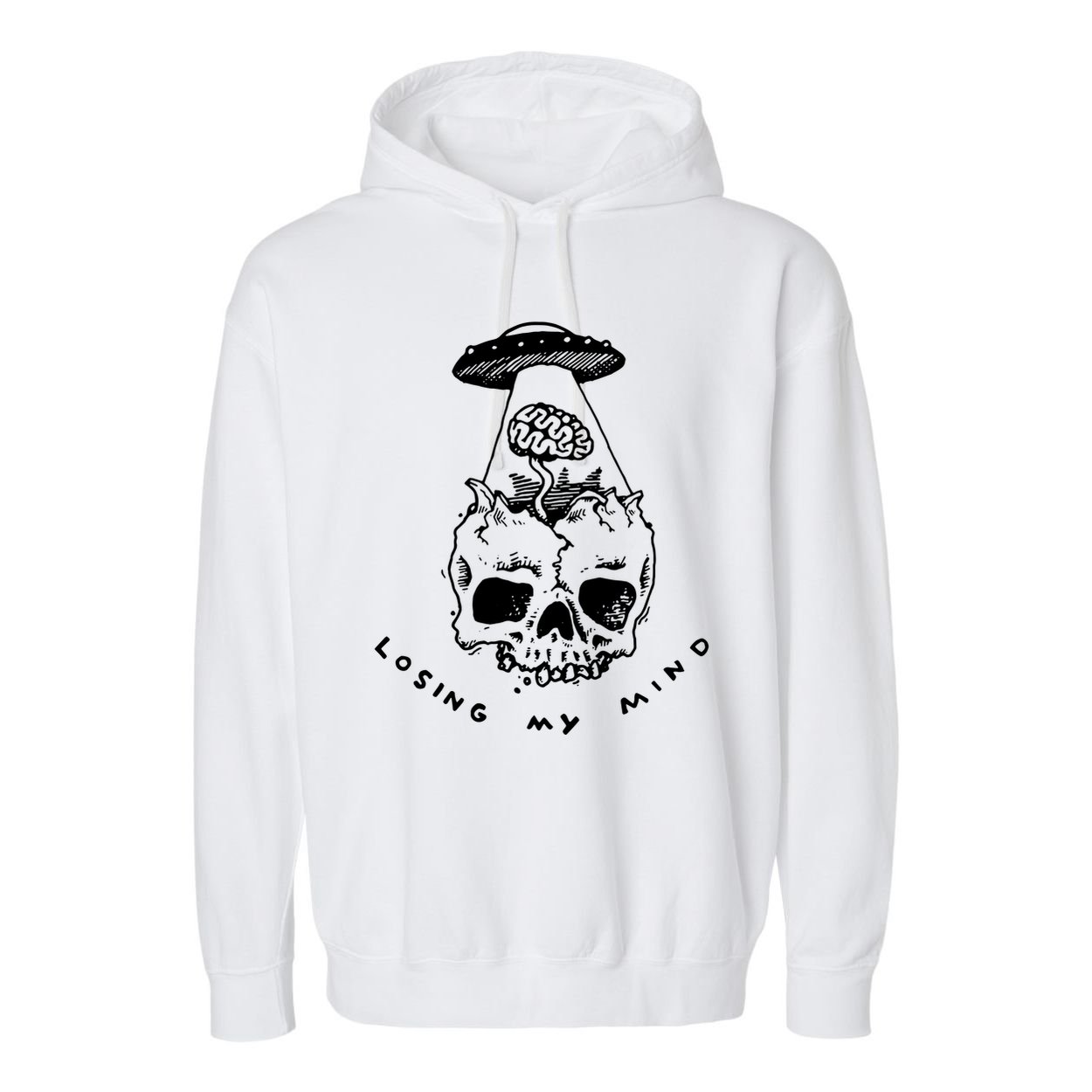 Alien Abduction Garment-Dyed Fleece Hoodie