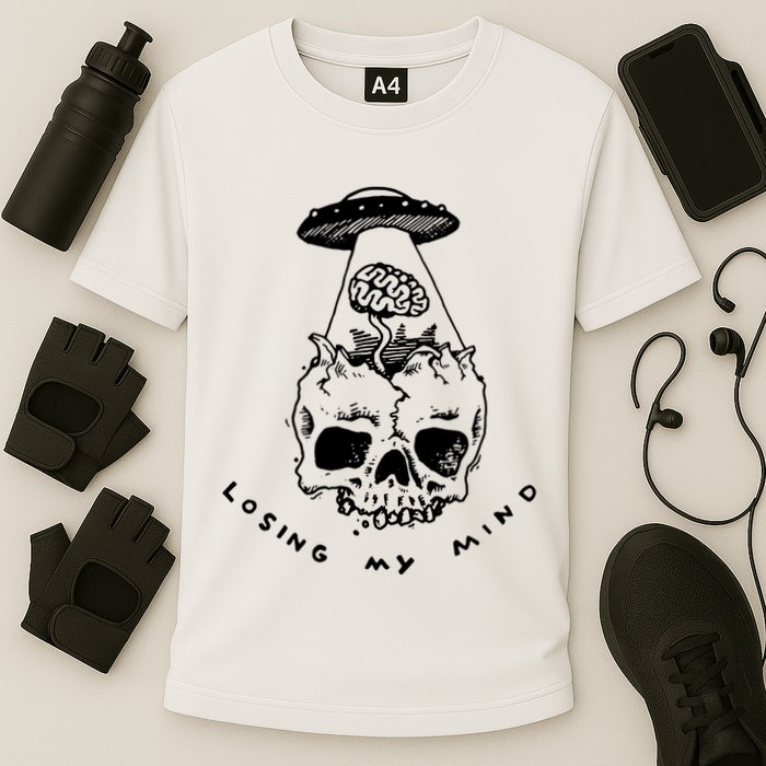 Alien Abduction Cooling Performance Crew T-Shirt