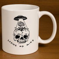 Alien Abduction 11oz C Handle Ceramic Mug
