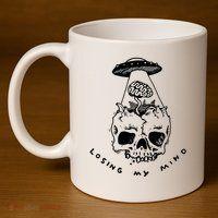 Alien Abduction 11oz C Handle Ceramic Mug