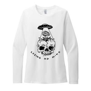 Alien Abduction Womens CVC Long Sleeve Shirt