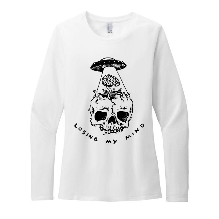 Alien Abduction Womens CVC Long Sleeve Shirt