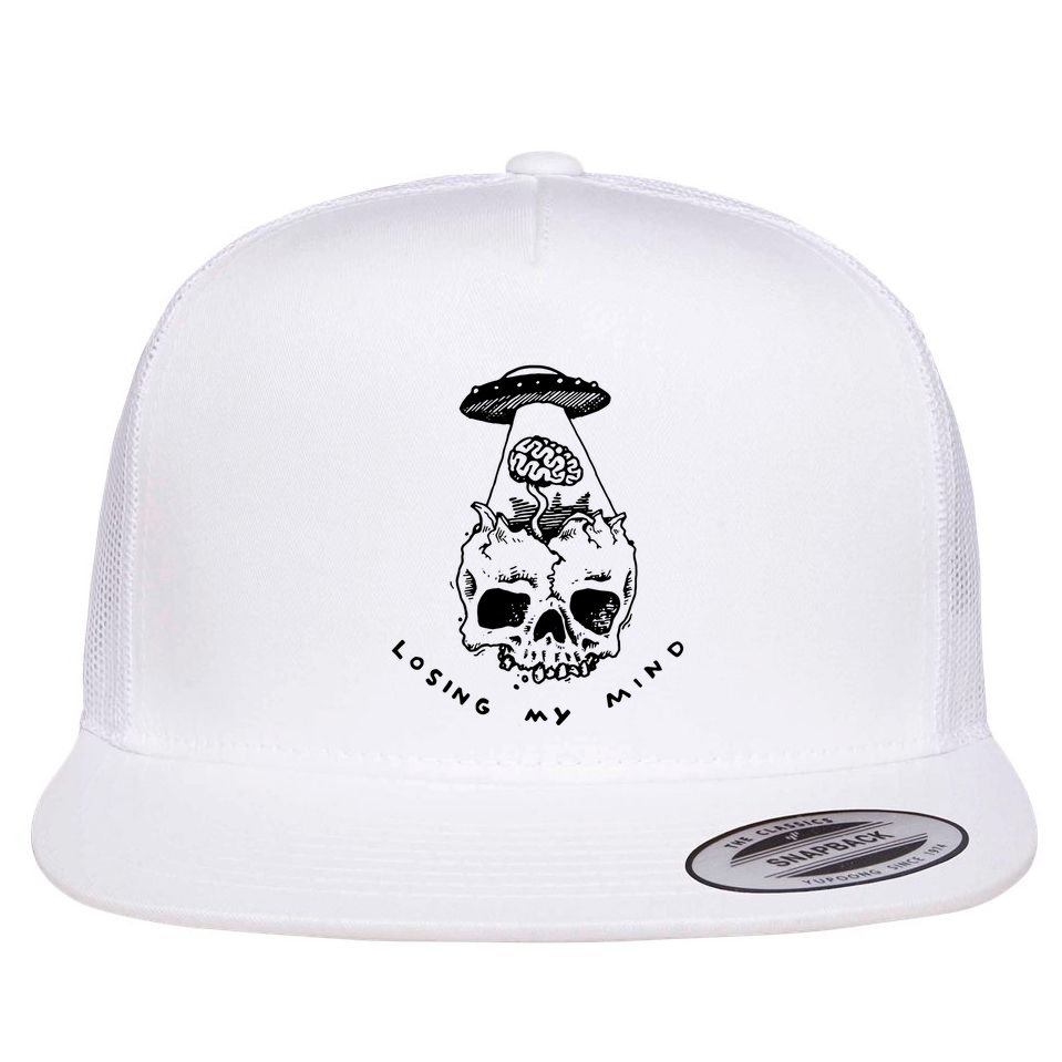 Alien Abduction Flat Bill Trucker Hat