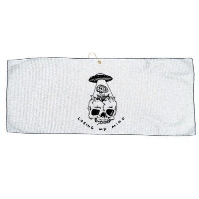 Alien Abduction Large Microfiber Waffle Golf Towel