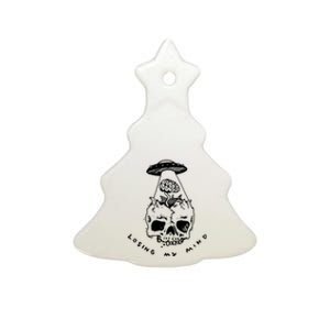 Alien Abduction Ceramic Tree Ornament