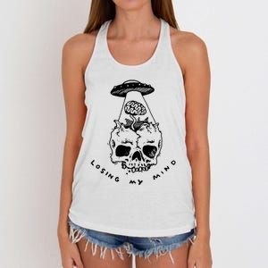 Alien Abduction Women's Knotted Racerback Tank