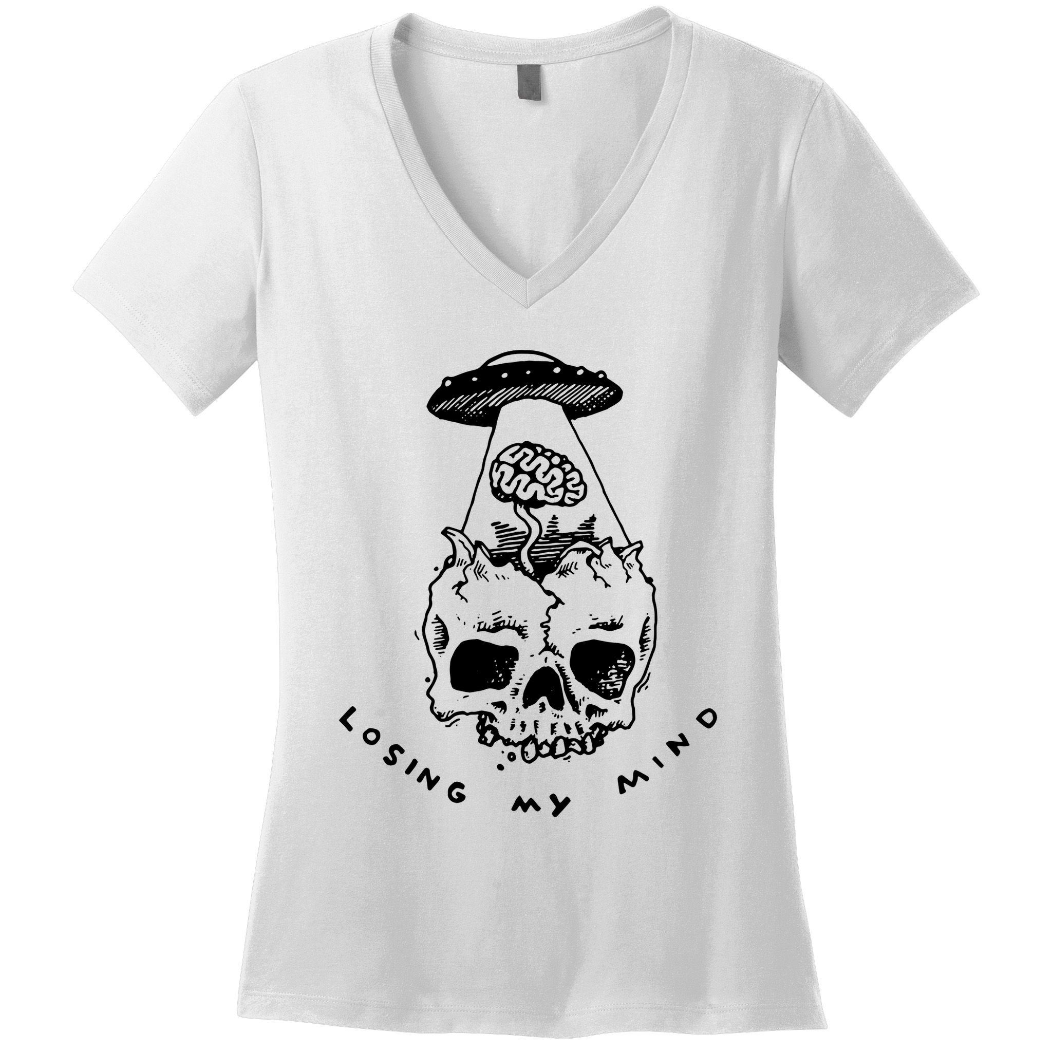 Alien Abduction Women's V-Neck T-Shirt