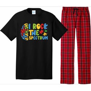 Autistic Autism Awareness I Rock The Spectrum Gift Pajama Set