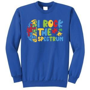 Autistic Autism Awareness I Rock The Spectrum Gift Sweatshirt