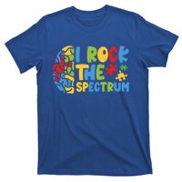 Autistic Autism Awareness I Rock The Spectrum Gift T-Shirt