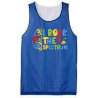 Autistic Autism Awareness I Rock The Spectrum Gift Mesh Reversible Basketball Jersey Tank