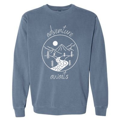 Adventure Awaits Garment-Dyed Sweatshirt