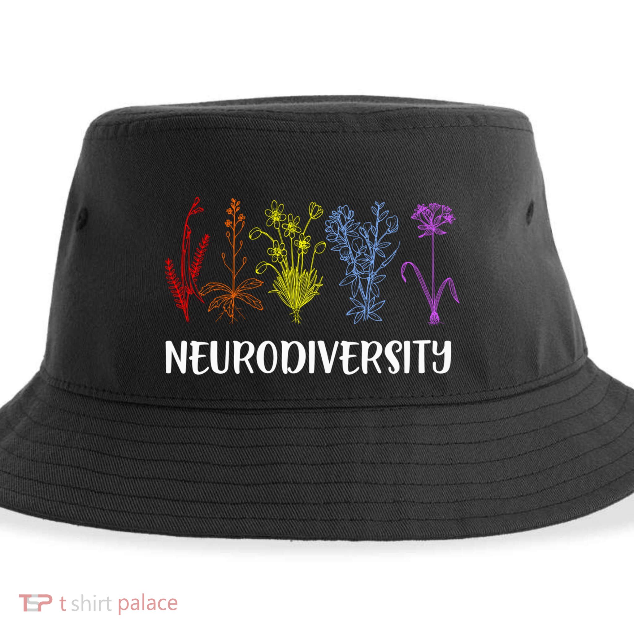 Autism Awareness Acceptance Neurodiversity Outfit Cute Gift Sustainable Bucket Hat