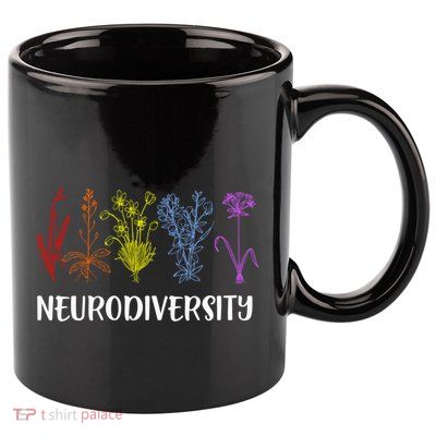 Autism Awareness Acceptance Neurodiversity Outfit Cute Gift 11oz C Handle Ceramic Mug