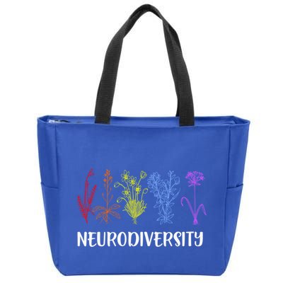Autism Awareness Acceptance Neurodiversity Outfit Cute Gift Zip Tote Bag