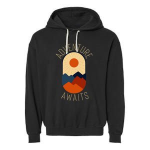 Adventure Awaits Garment-Dyed Fleece Hoodie