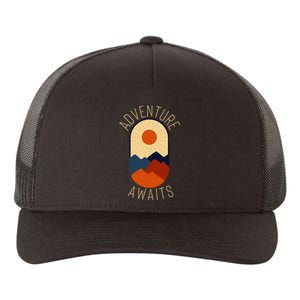 Adventure Awaits Yupoong Adult 5-Panel Trucker Hat