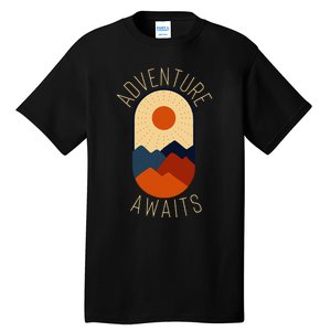 Adventure Awaits Tall T-Shirt