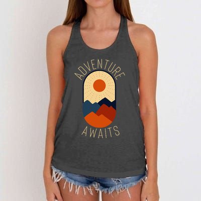 Adventure Awaits Women's Knotted Racerback Tank