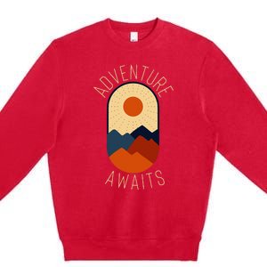 Adventure Awaits Premium Crewneck Sweatshirt