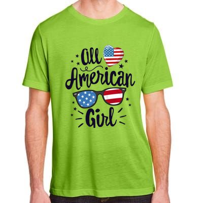 All American American Flag 4th Of July Patriotic Funny Gift Adult ChromaSoft Performance T-Shirt