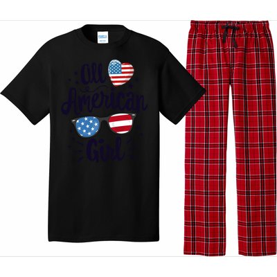 All American American Flag 4th Of July Patriotic Funny Gift Pajama Set