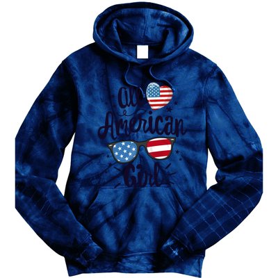 All American American Flag 4th Of July Patriotic Funny Gift Tie Dye Hoodie