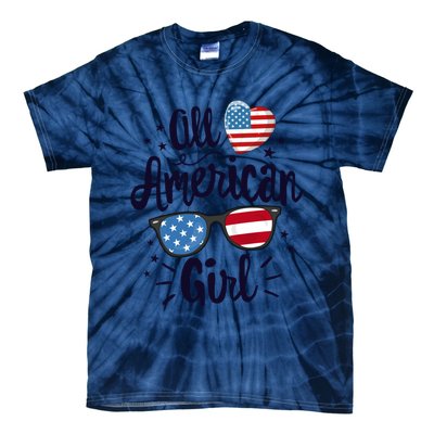 All American American Flag 4th Of July Patriotic Funny Gift Tie-Dye T-Shirt