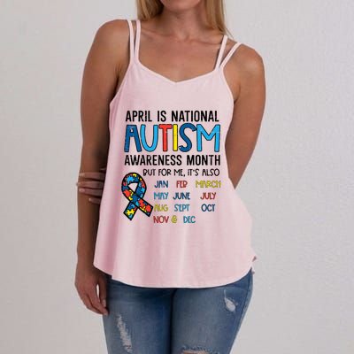 April Autism Awareness Month Acceptance Women's Strappy Tank